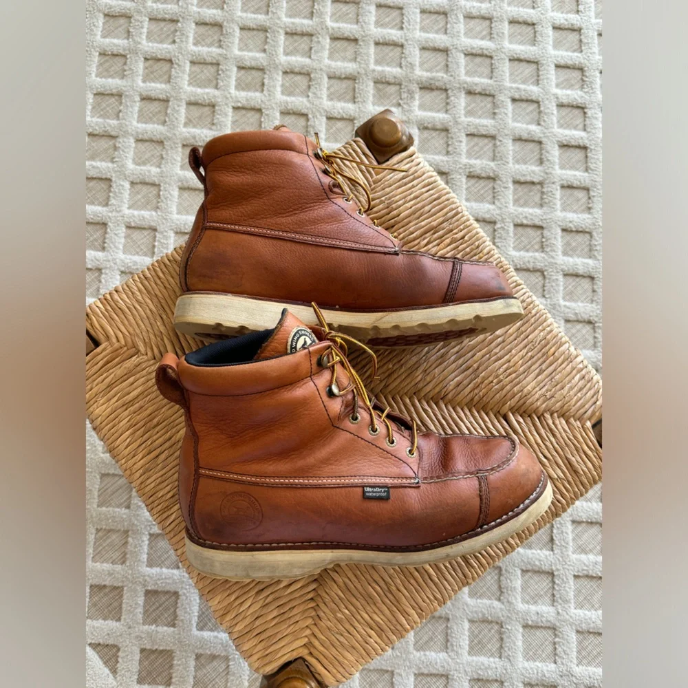 Red Wing Irish Setter Wingshooter Waterproof Brown Leather Boots Men’s Size 13 D
